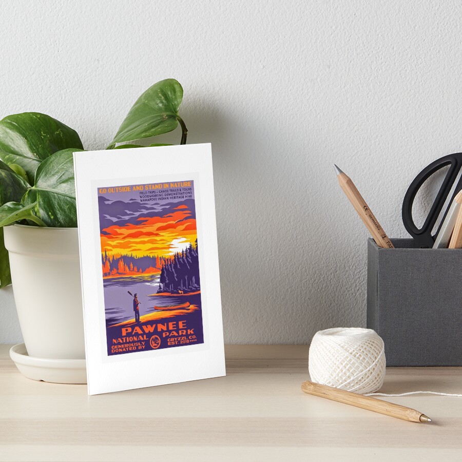 Pawnee National Park Art Board Print