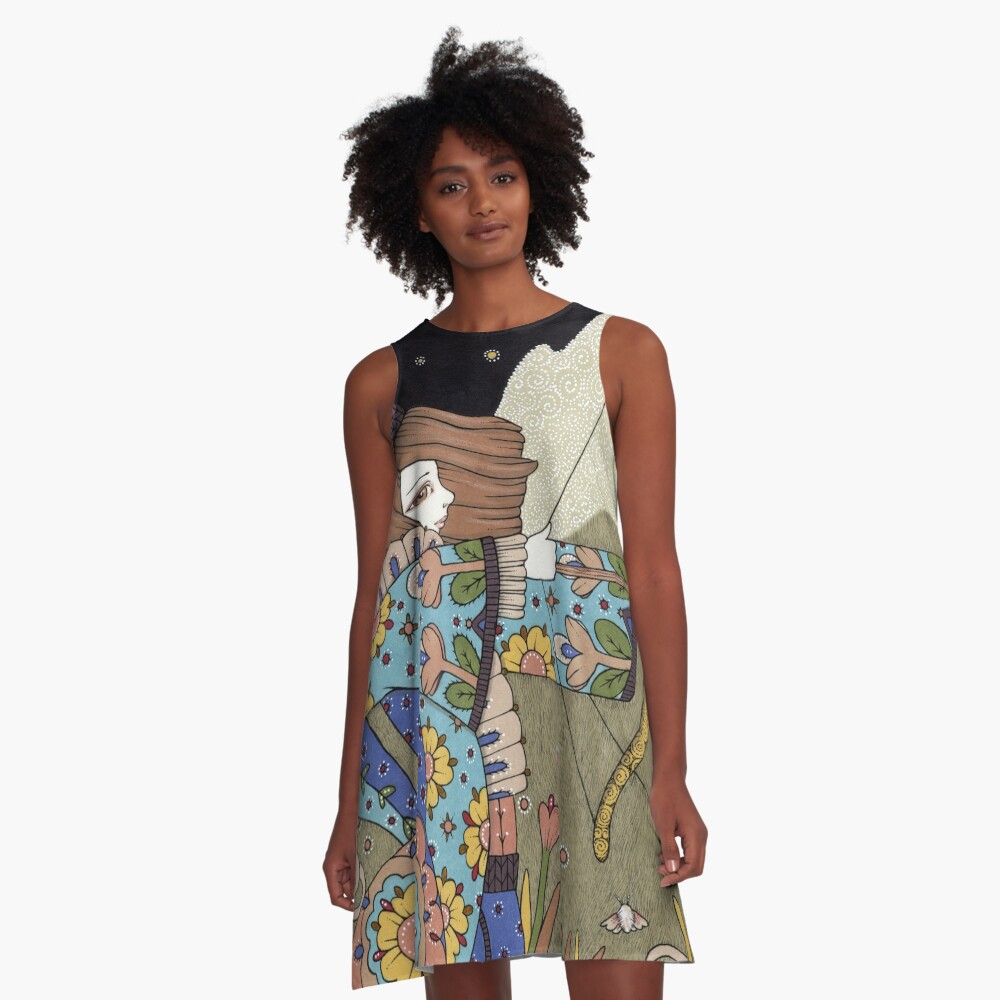Item preview, A-Line Dress designed and sold by AnitaInverarity.