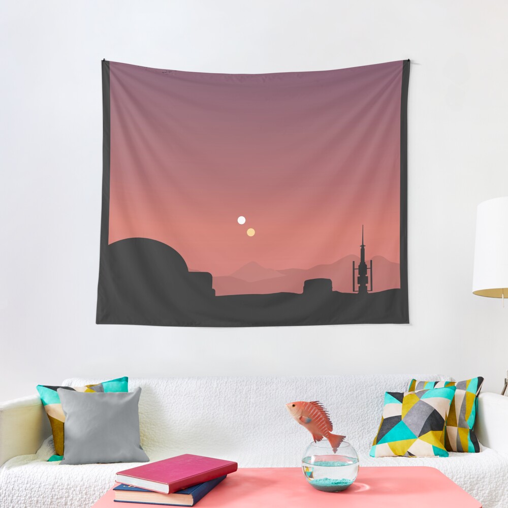 Purple Land Tapestry