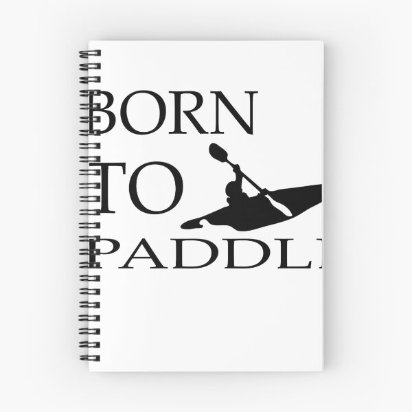 Item preview, BORN TO paddle kayak driver gift hobby designed and sold by Manisma Road.