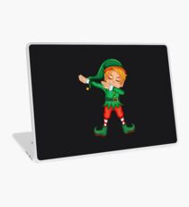Dabbing Elf Christmas Art | X-mas Gnome Cool Elves Gift Laptop Skin