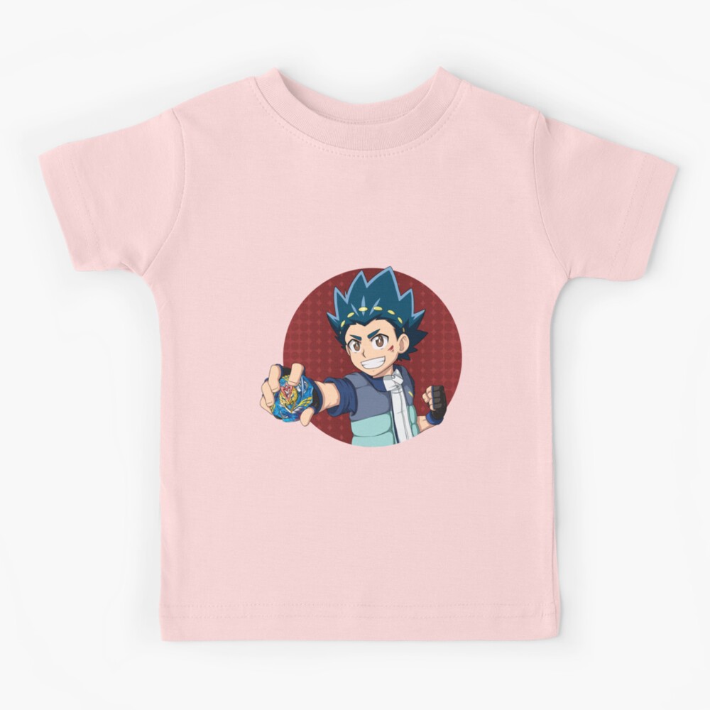 BEYBLADE BURST Shu Kurenai & Valt Aoi T-shirt child Chiffon Top