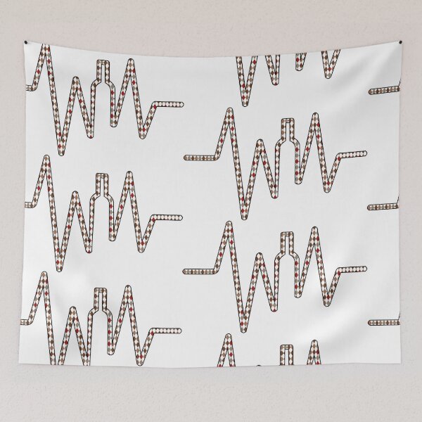 Item preview, Music heartbeat pulse wine bottle  designed and sold by Doide.
