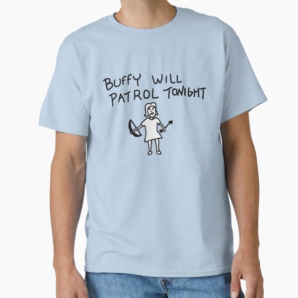 Item preview, BtVS, Buffy Will Patrol Tonight, Buffy the Vampire Slayer, 90s, Hush, Joss Whedon, Giles, The Gentlemen, Once More With Feeling designed and sold by Sophie Curtis.
