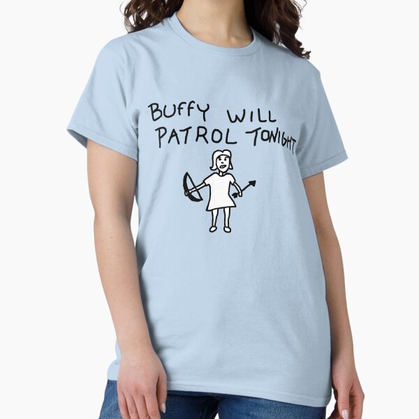 Item preview, BtVS, Buffy Will Patrol Tonight, Buffy the Vampire Slayer, 90s, Hush, Joss Whedon, Giles, The Gentlemen, Once More With Feeling designed and sold by Sophie Curtis.