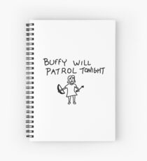 BtVS, Buffy Will Patrol Tonight, Buffy the Vampire Slayer, 90s, Hush, Joss Whedon, Giles, The Gentlemen, Once More With Feeling Spiral Notebook