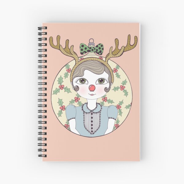 Waiting for Santa Spiral Notebook