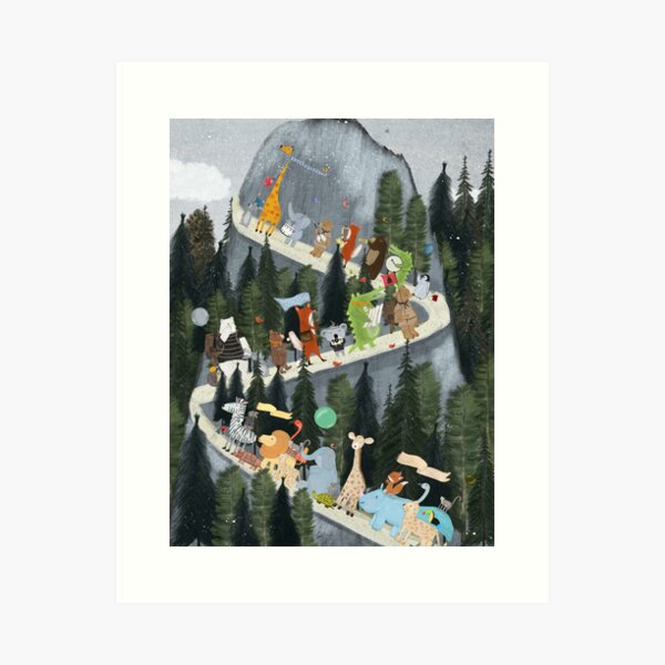 Item preview, little adventure mountain designed and sold by bri-b.