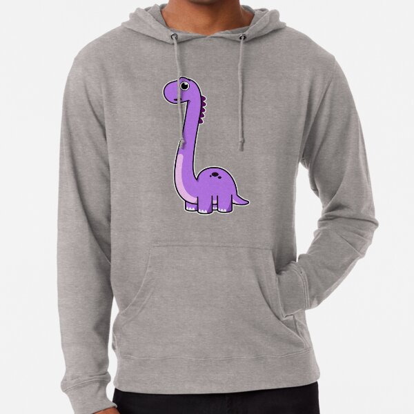 Purple shop dinosaur hoodie