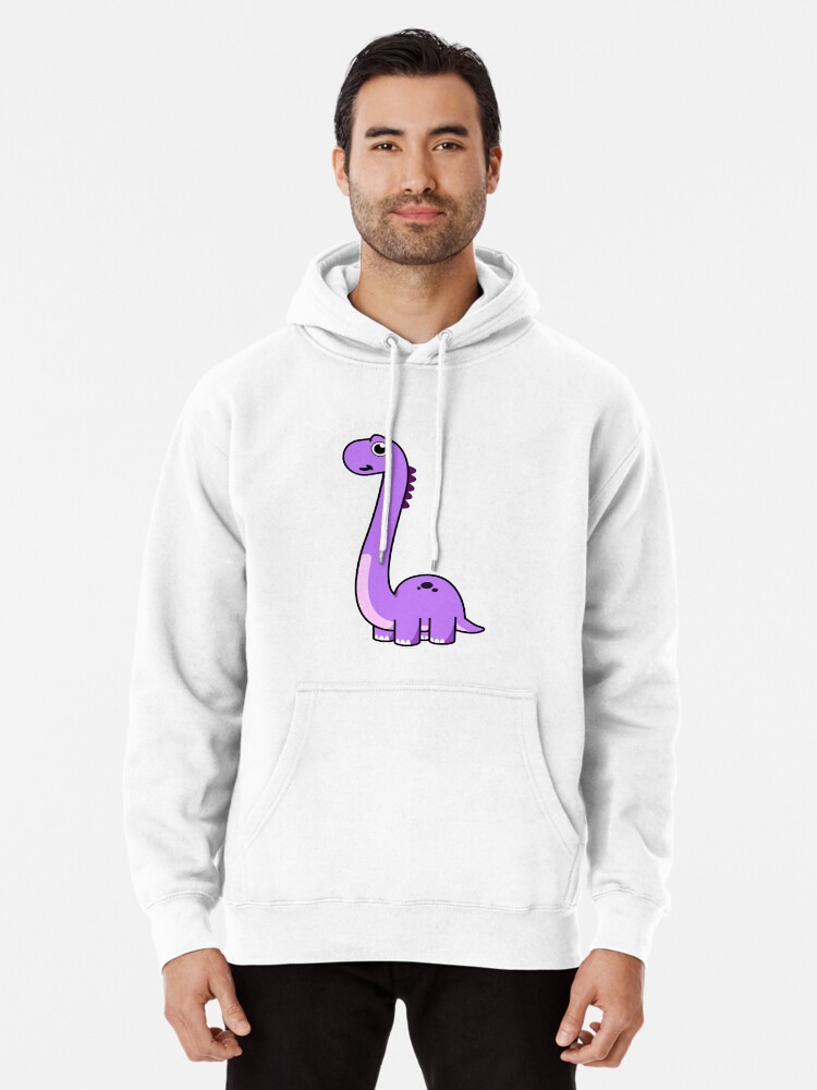 Purple dinosaur hoodie hotsell