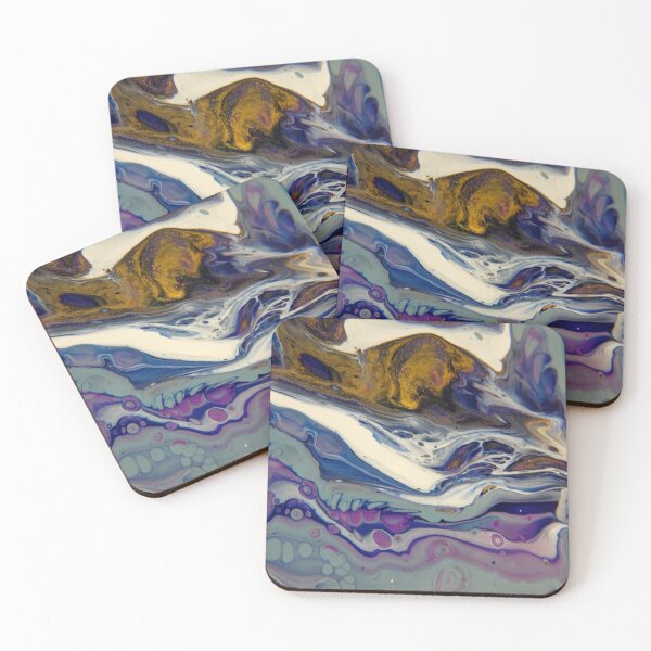 Item preview, Follow the River - Abstract Landscape by Fluid Nature designed and sold by vmajzlik.