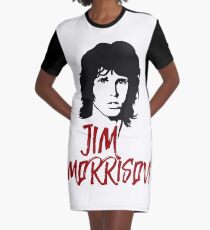Jim Morrison Graphic T-Shirt Dress
