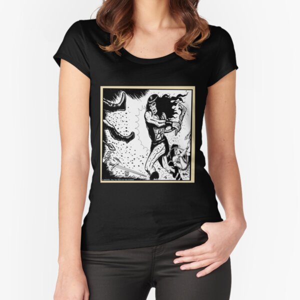 Tex Watt's Epic Bible Project Movie Storyboard #1 Fitted Scoop T-Shirt