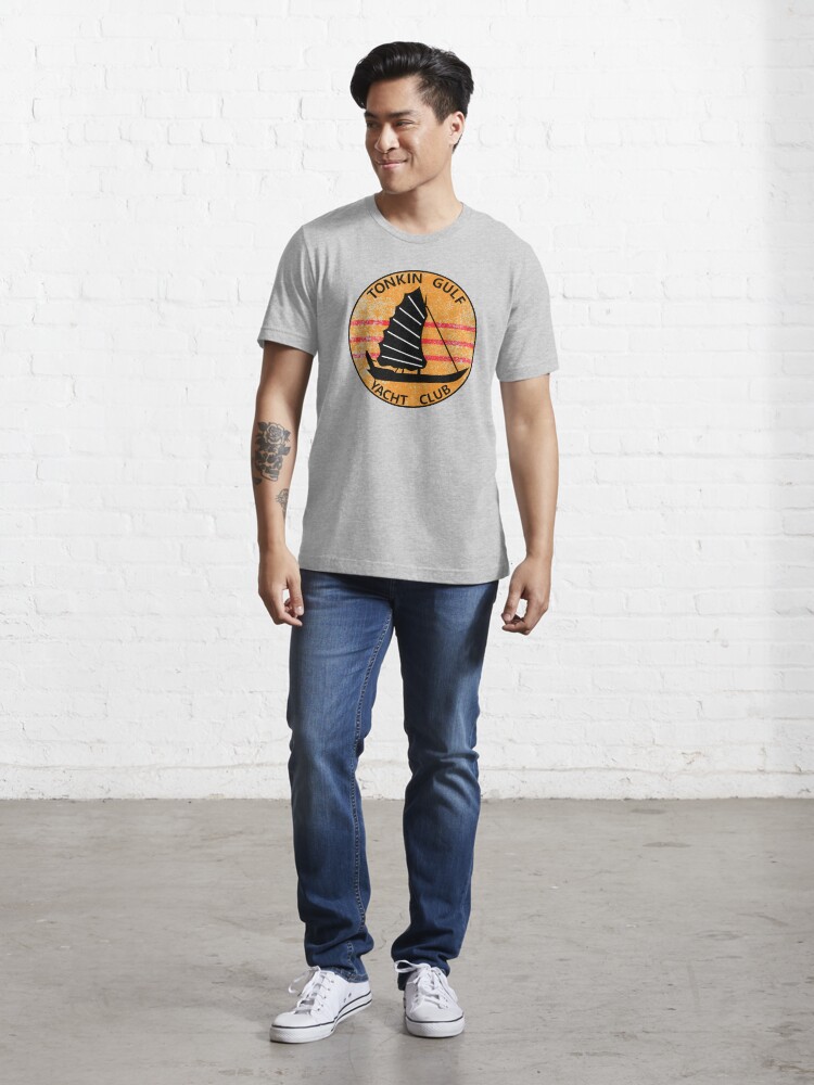 Alternate view of Tonkin Gulf Yacht Club 7th Fleet Vietnam Patch Shirt Gear Essential T-Shirt