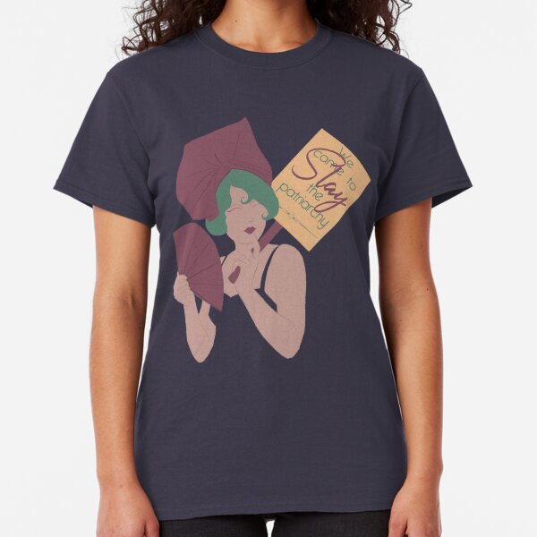 Futurist Flapper- We came to slay the patriarchy Classic T-Shirt