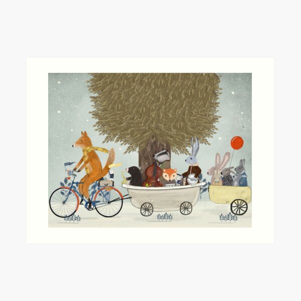 the bunny lullaby Art Print