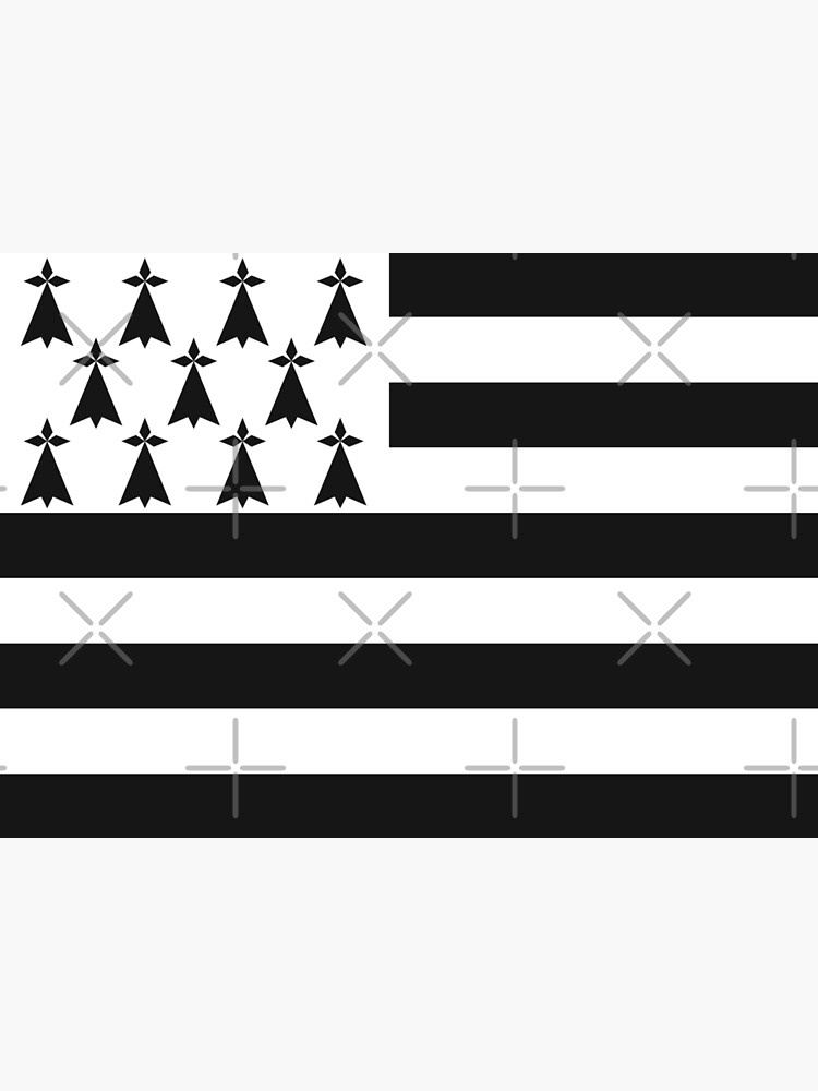 Breton flag | Metal Print