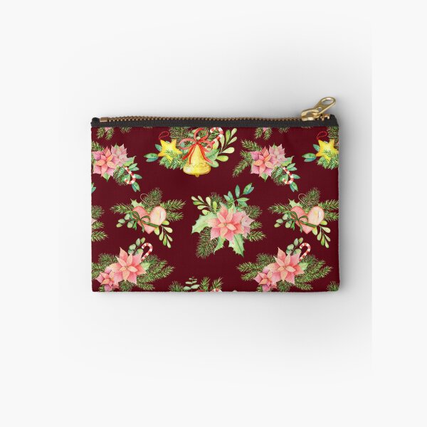 Item preview, Christmas Poinsettia and Jingle Bells designed and sold by Maryna Denysenko.