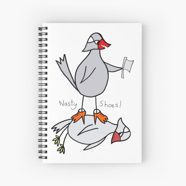 nasty bird Spiral Notebook