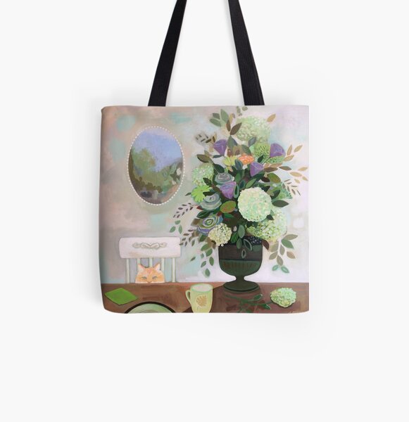 Sitting Pretty All Over Print Tote Bag