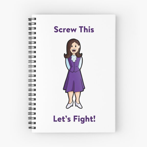 Item preview, Screw This Let's Fight (Janet - The Good Place) designed and sold by GoldenArchelon.
