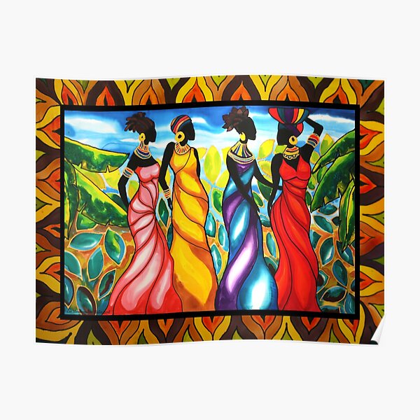 Four Ladies Belize Poster