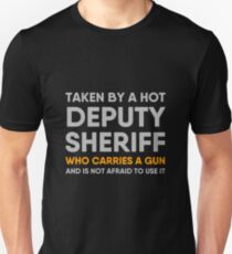 Deputy Sheriff Girlfriend Boyfriend Wife Husband Funny Gifts Unisex T-Shirt