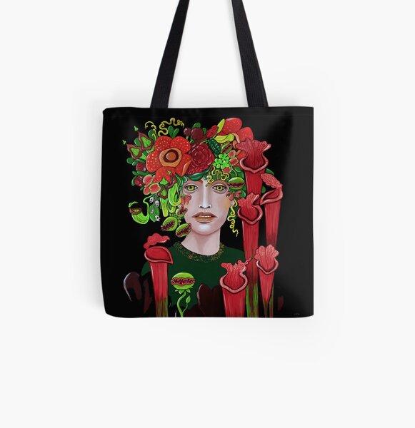 Femme Fatale All Over Print Tote Bag