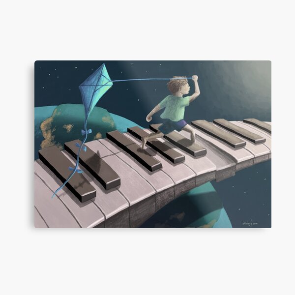 Freedom of music Metal Print