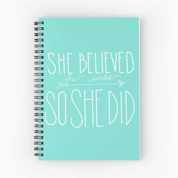 Item preview, She Believed She Could So She Did designed and sold by MoonBuckets.