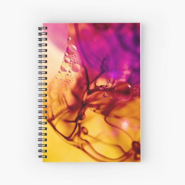 Ink Abstract Spiral Notebook