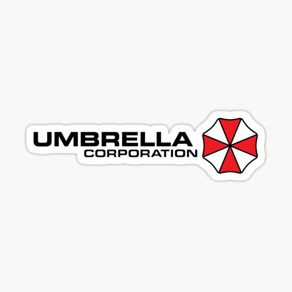 Umbrella Corporation Resident Evil Black Logo Sticker – Popahead