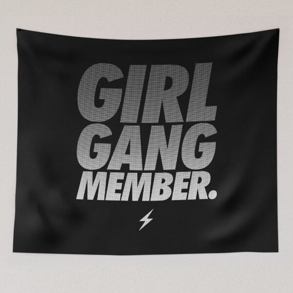 Item preview, HALFTONE LETTERING, GIRL GANG MEMBER, BY SUBGIRL designed and sold by SUBGIRL.