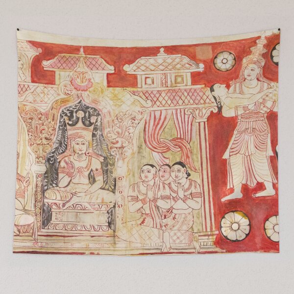 Item preview, Vintage Ceylon Art Series - Tapestry designed and sold by darkydoors.