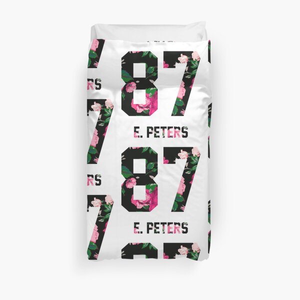 Evan Peters - Colorful Flowers Duvet Cover