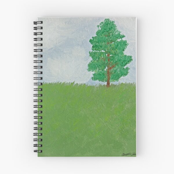 Item preview, Tree on Hill - First Oil Painting designed and sold by TravelPhotoArt.