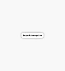 brockhampton simple logo contrast Sticker