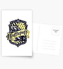 HARRY POTTER - HUFFLEPUFF Postcards