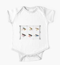 Fly Fishing Lure Short Sleeve Baby One-Piece