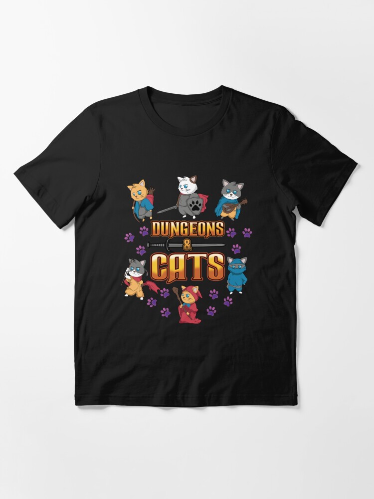 dungeons and cats t shirt