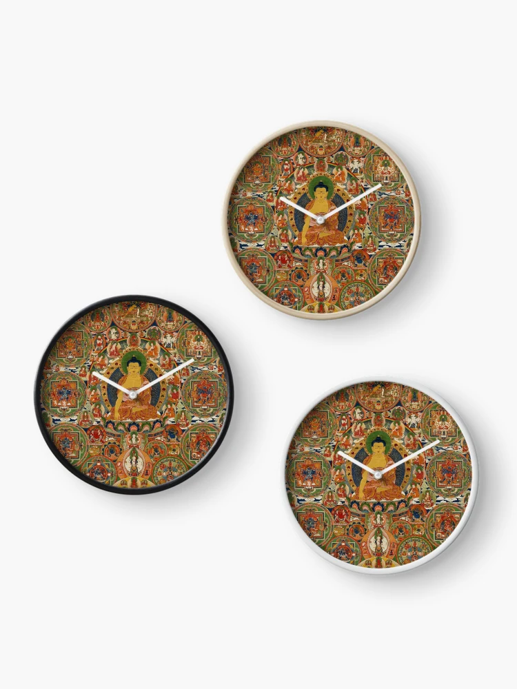 Thumbnail 3 of 4, Clock, Buddha designed and sold by RBEnt.