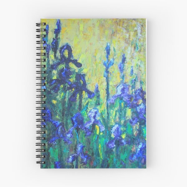Aperçu de l'œuvre Deep Purple Iris Garden créée et vendue par sharlesart.