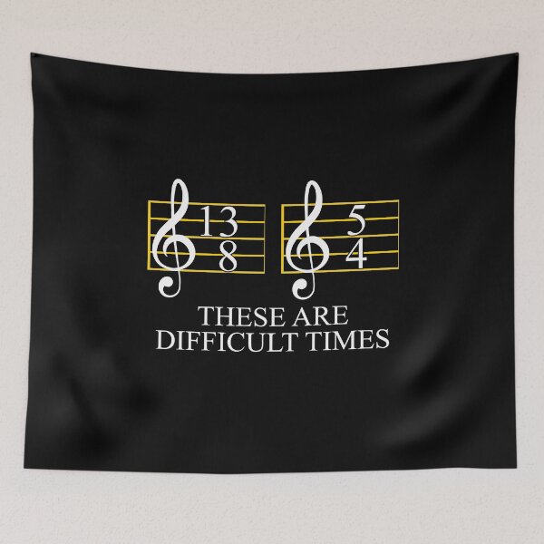 Item preview, Music These Are Difficult Times designed and sold by designeclipse.