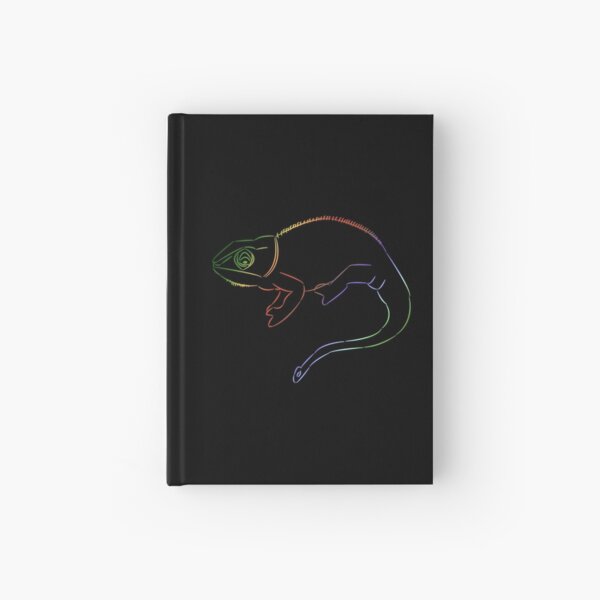 buntes Chamäleon, Leguan, Regenbogen - Farben Notizbuch