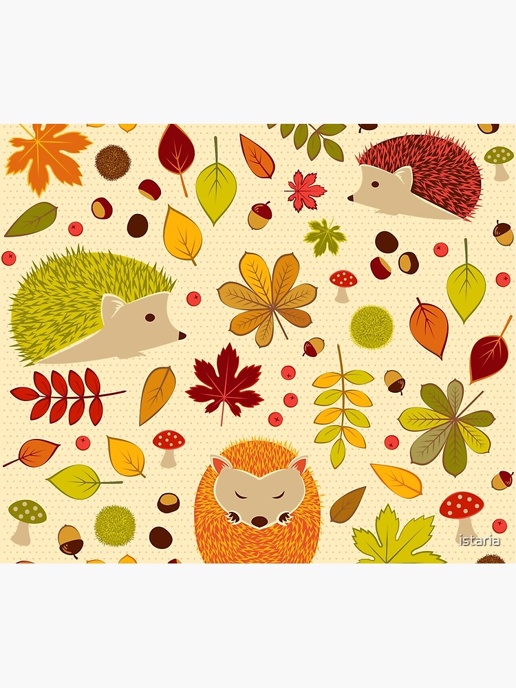 Hedgehogs and Chestnuts by istaria