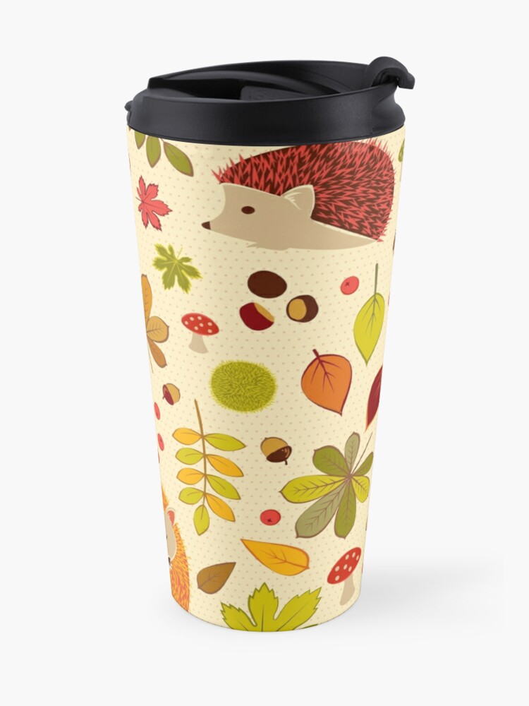Alternate view of Hedgehogs and Chestnuts Travel Mug
