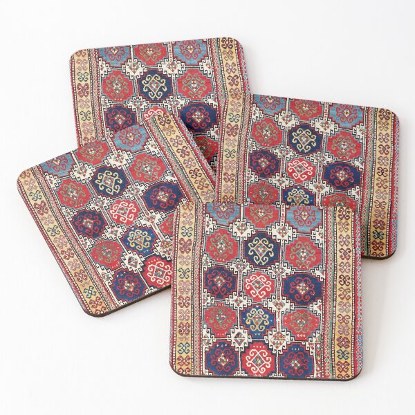 Item preview,  Kazak  Antique Caucasian Rug Print designed and sold by Vicky Brago-Mitchell®.