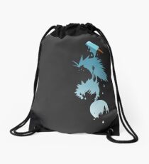 Sea Salt Trio Drawstring Bag