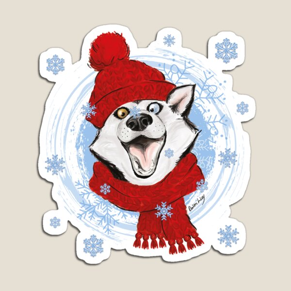 Dog In Hat Gifts Merchandise Redbubble - husky roblox hat