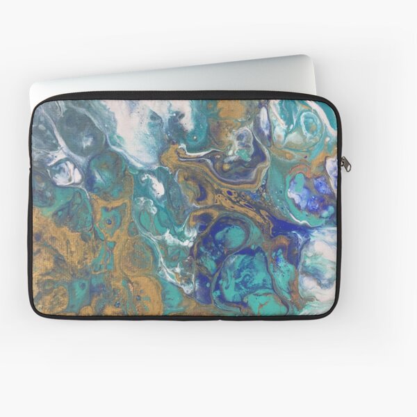 Acrylic Pour Art Laptop Sleeve